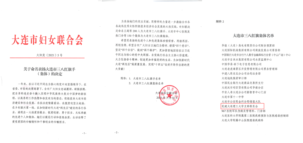 关于命名表扬大连市三八红旗手（集体）的决定_拼图.png